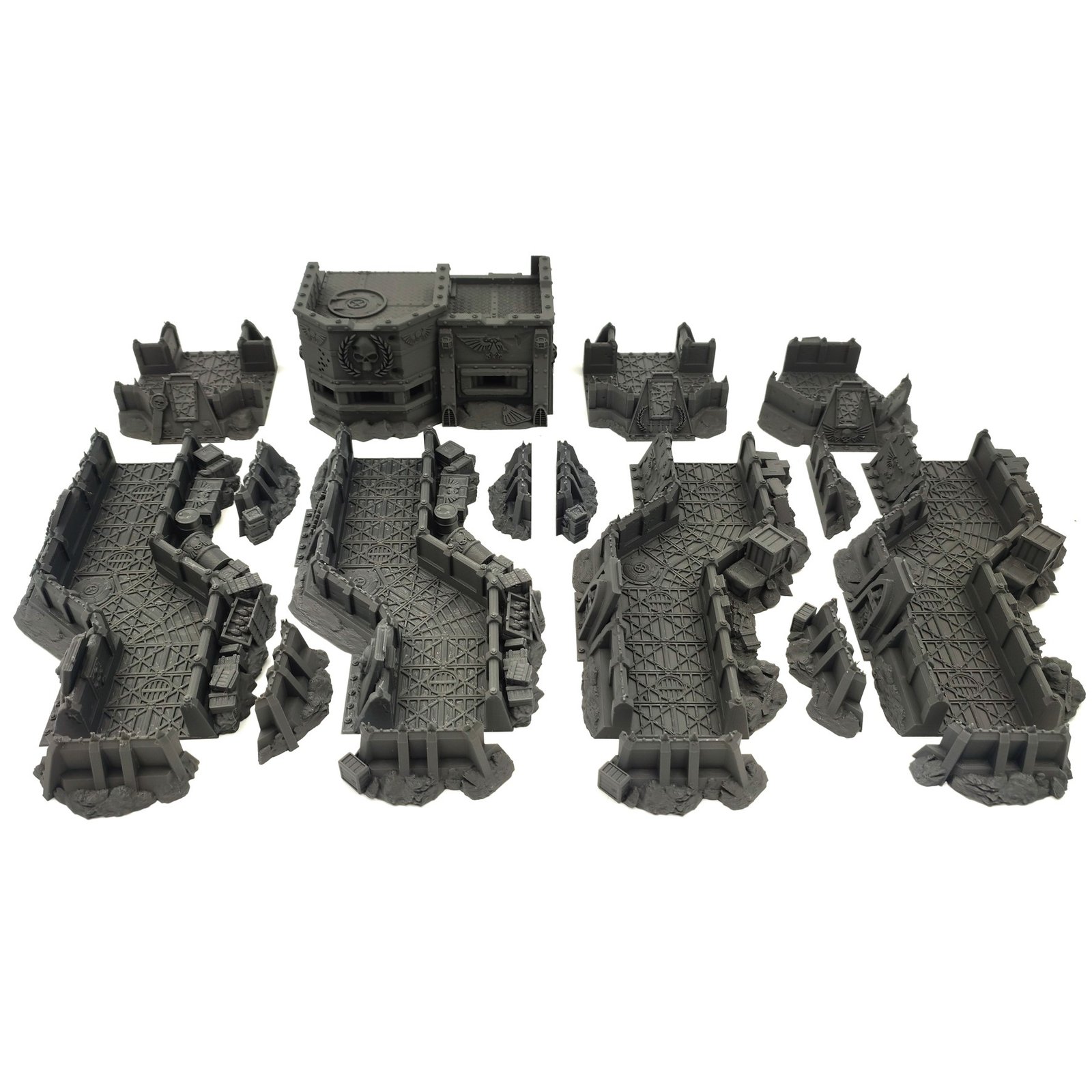 ImperialDefenceLine_11 imperial defence line network terrain set warhammer 40,000 compatible