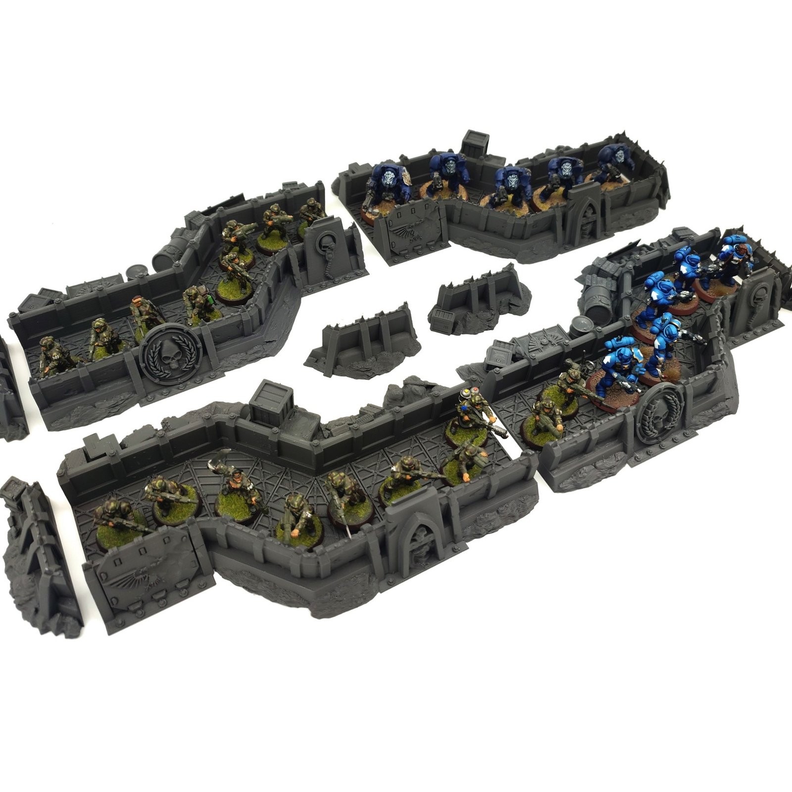 ImperialDefenceLine_6 imperial defence line network terrain set warhammer 40,000 compatible
